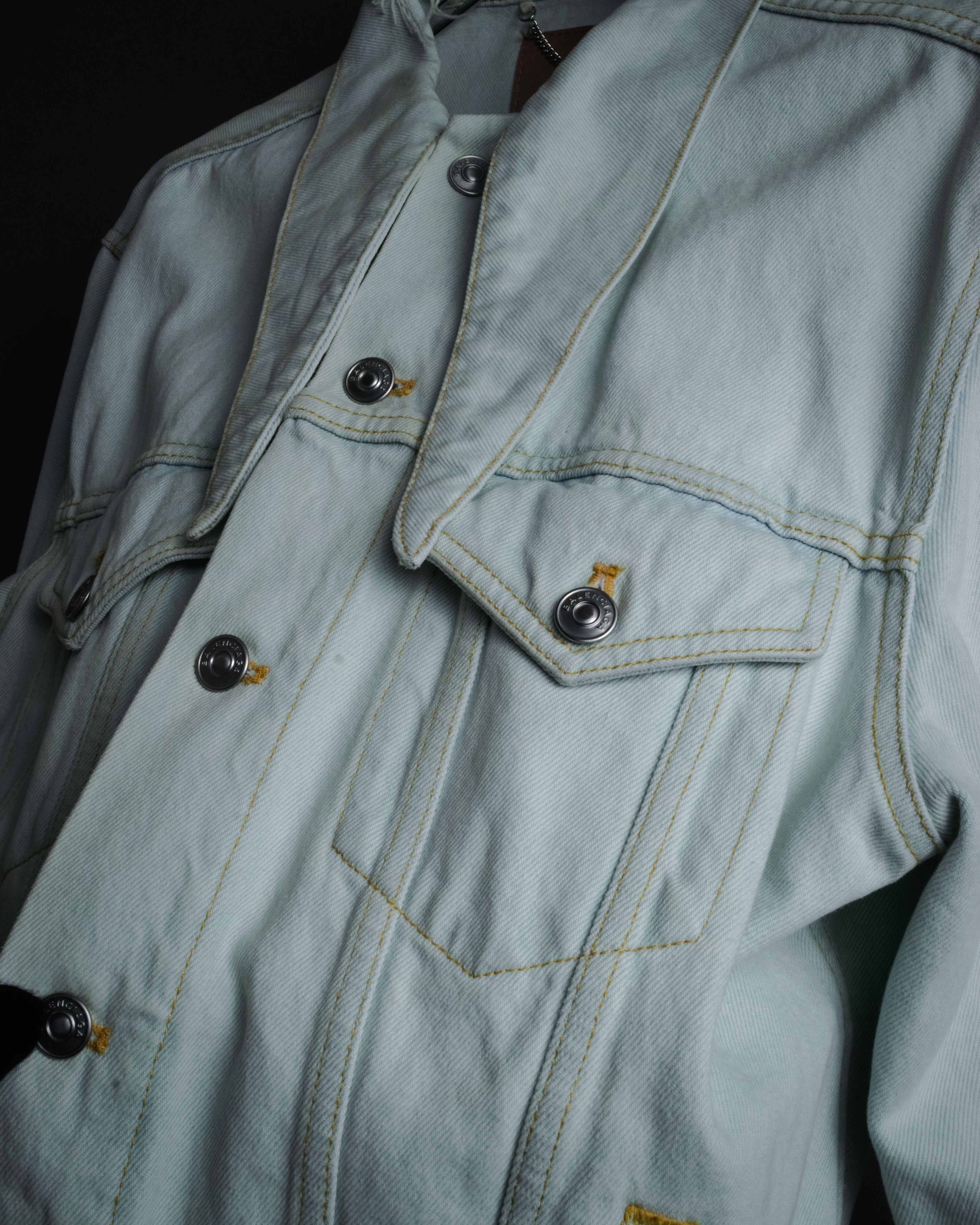 -SPECIAL- “BALENCIAGA” 2017-2018 swing denim jacket