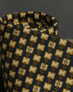 “CHANEL” 90’s-00’s Chain motif silk tie