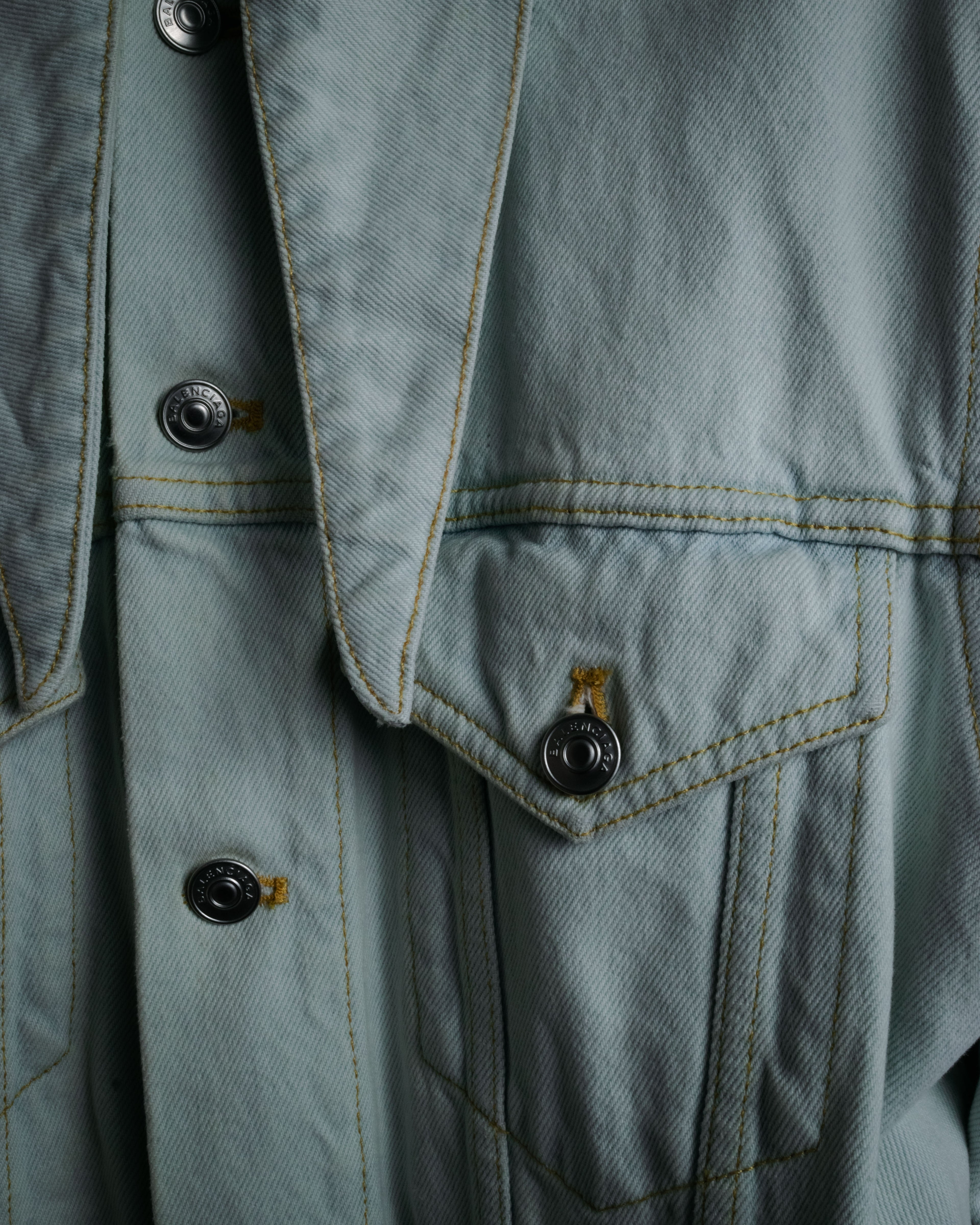 -SPECIAL- “BALENCIAGA” 2017-2018 swing denim jacket