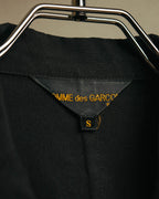 “COMME des GARÇONS” 1998 Minimalist elongated wool jacket