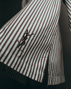 "Yves Saint Laurent" 90's-00's Striped pajama set
