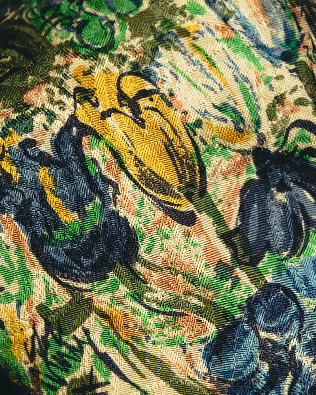 "GIVENCHY" 80's-90's Floral silk jacquard necktie
