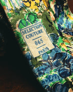 "GIVENCHY" 80's-90's Floral silk jacquard necktie