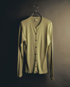 "Hermès" 90's-00's Cashmere silk knit cardigan