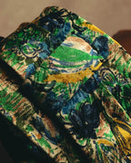 "GIVENCHY" 80's-90's Floral silk jacquard necktie