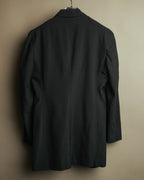 “COMME des GARÇONS” 1998 Minimalist elongated wool jacket
