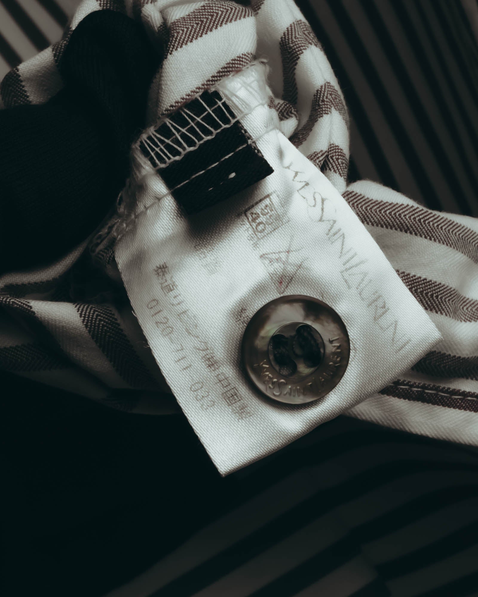 "Yves Saint Laurent" 90's-00's Striped pajama set