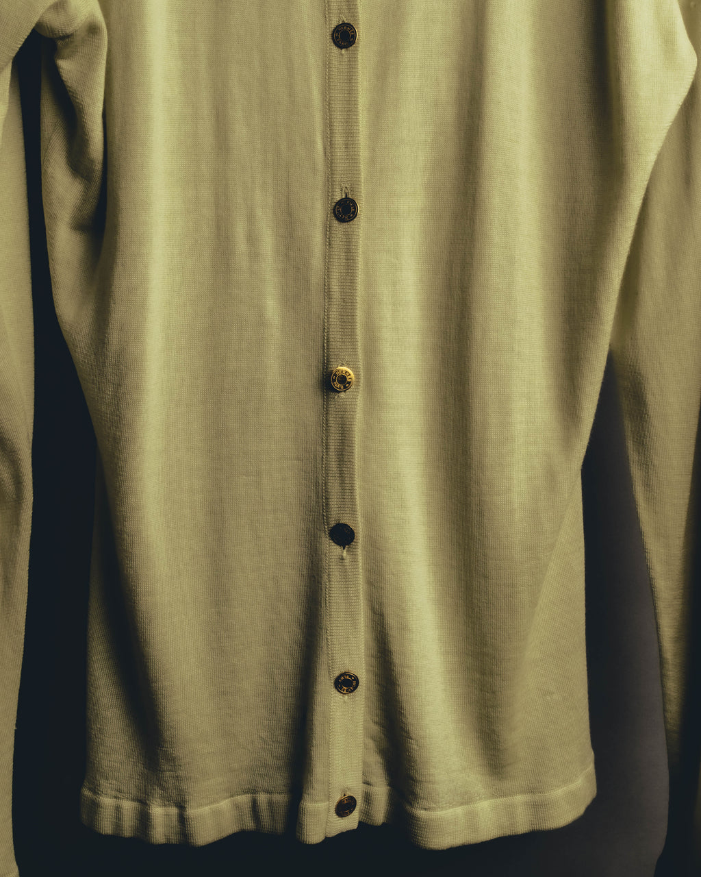 "Hermès" 90's-00's Cashmere silk knit cardigan