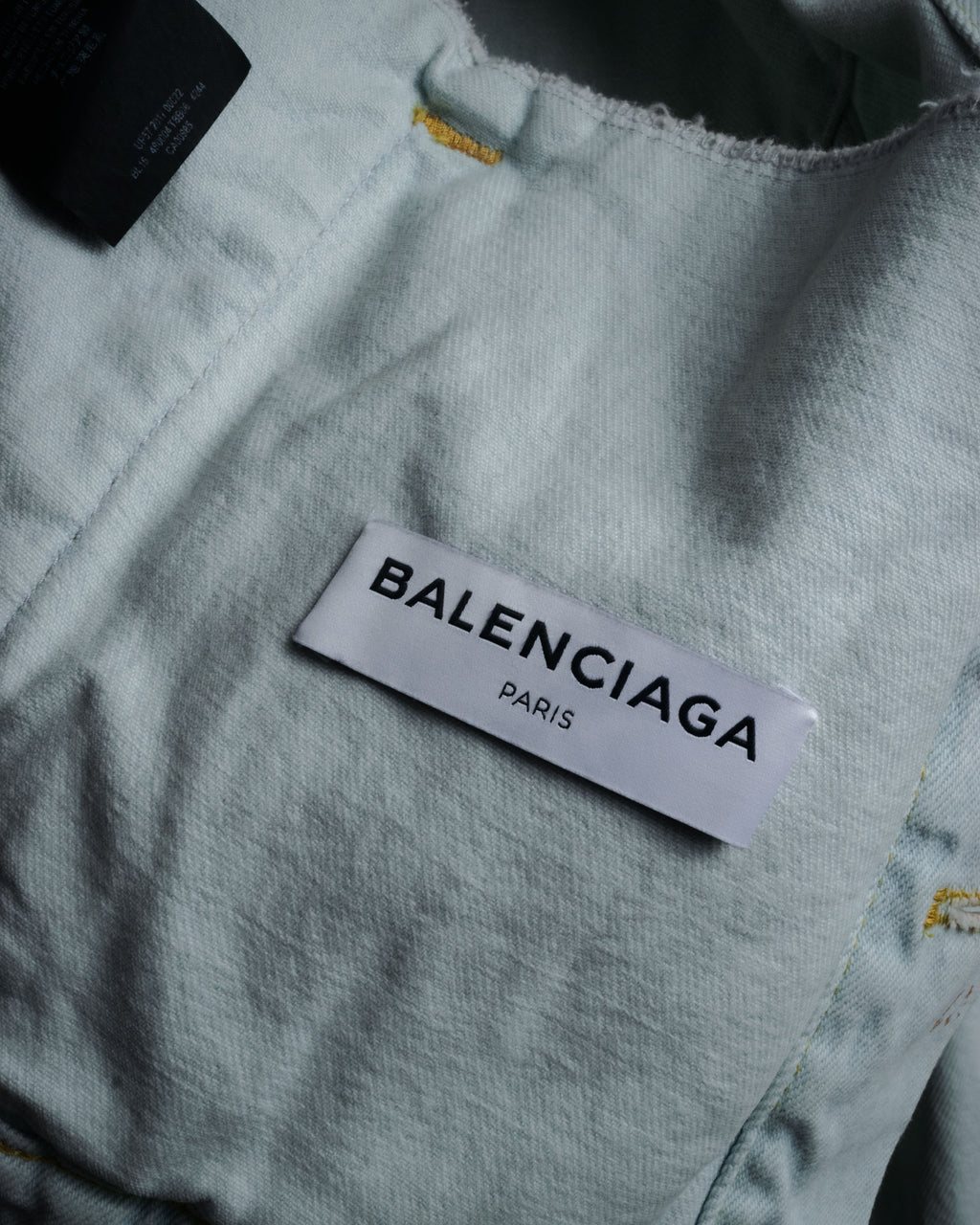 -SPECIAL- “BALENCIAGA” 2017-2018 swing denim jacket
