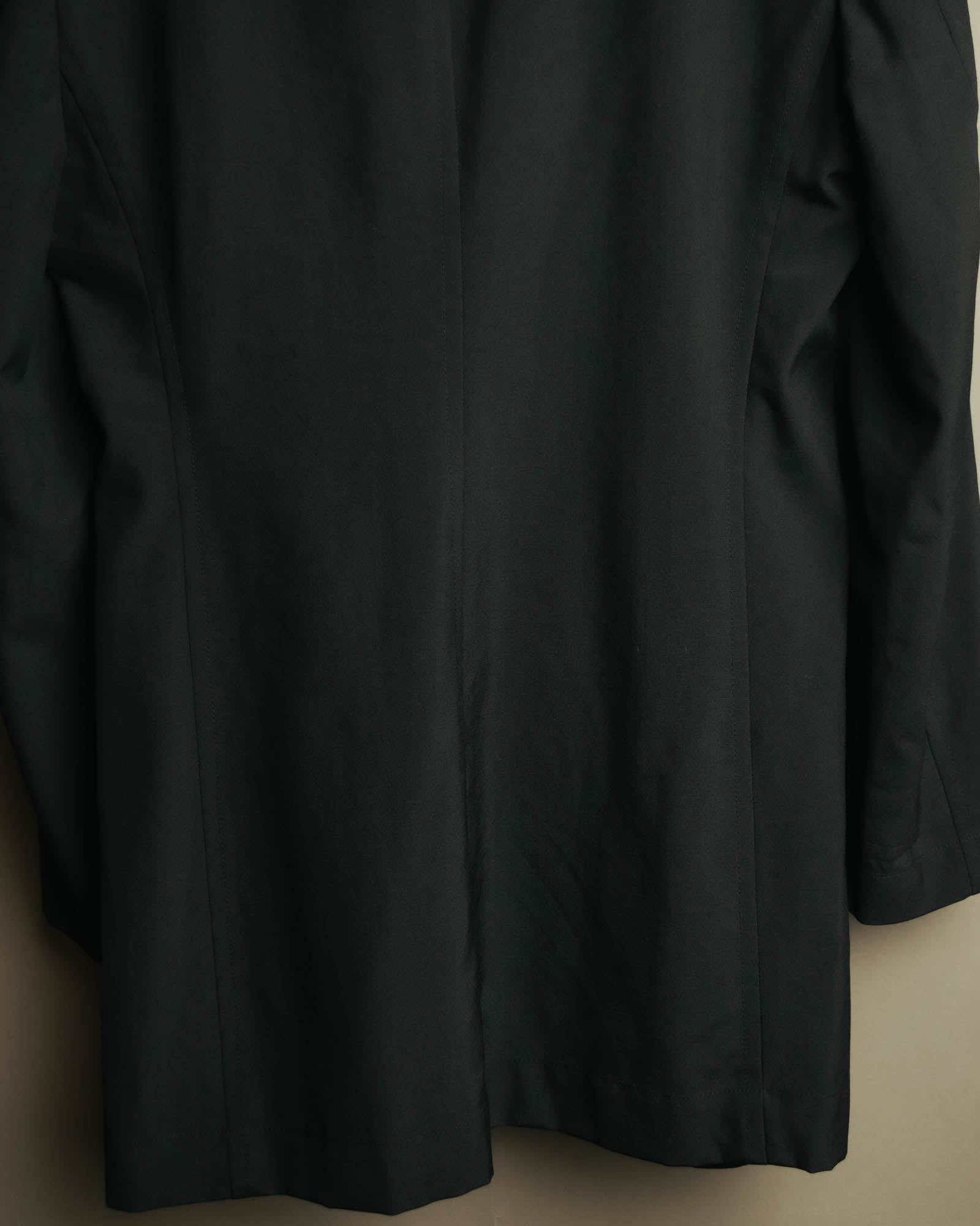 “COMME des GARÇONS” 1998 Minimalist elongated wool jacket