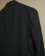 “COMME des GARÇONS” 1998 Minimalist elongated wool jacket
