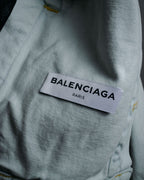 -SPECIAL- “BALENCIAGA” 2017-2018 swing denim jacket