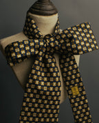 “CHANEL” 90’s-00’s Chain motif silk tie