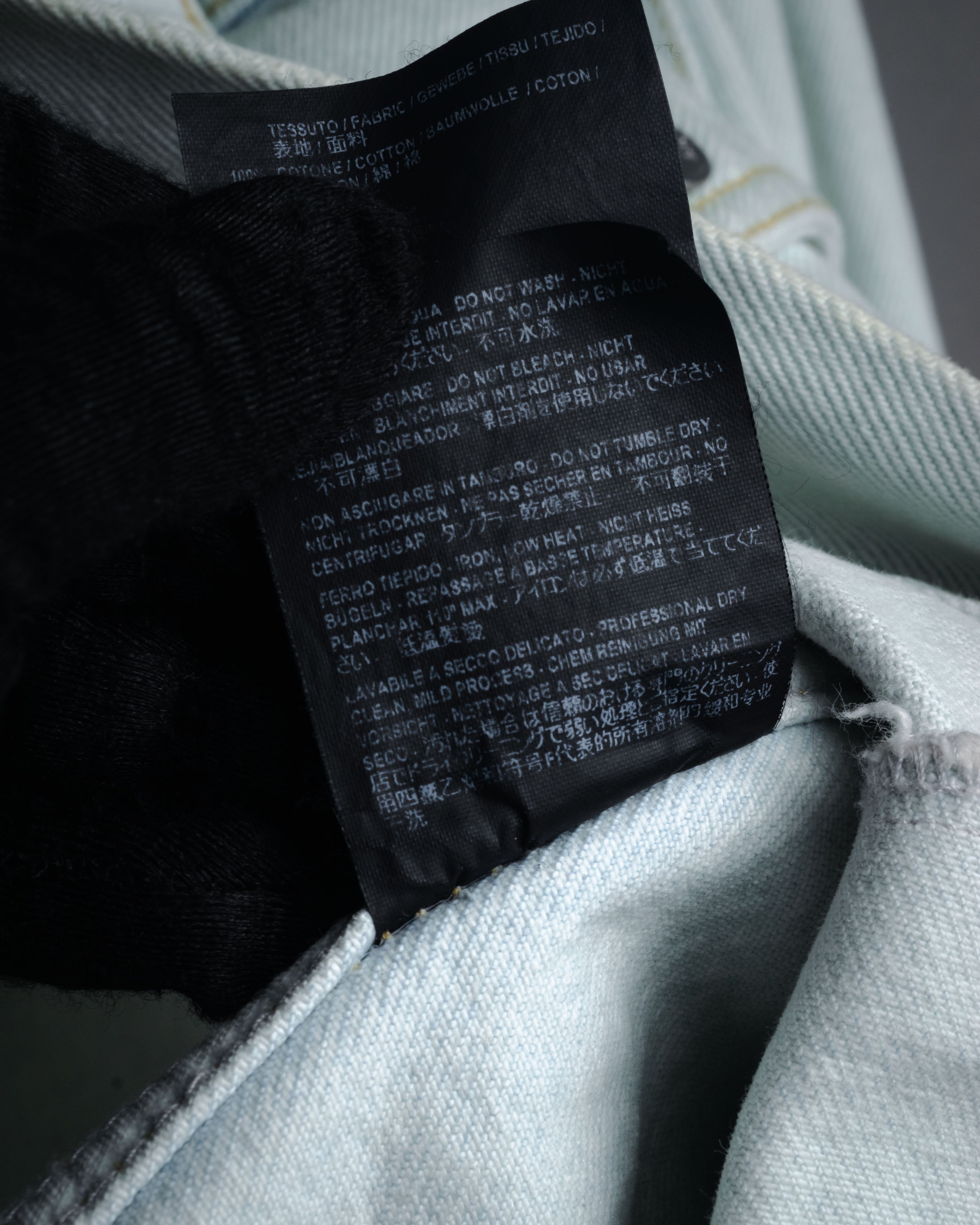 -SPECIAL- “BALENCIAGA” 2017-2018 swing denim jacket