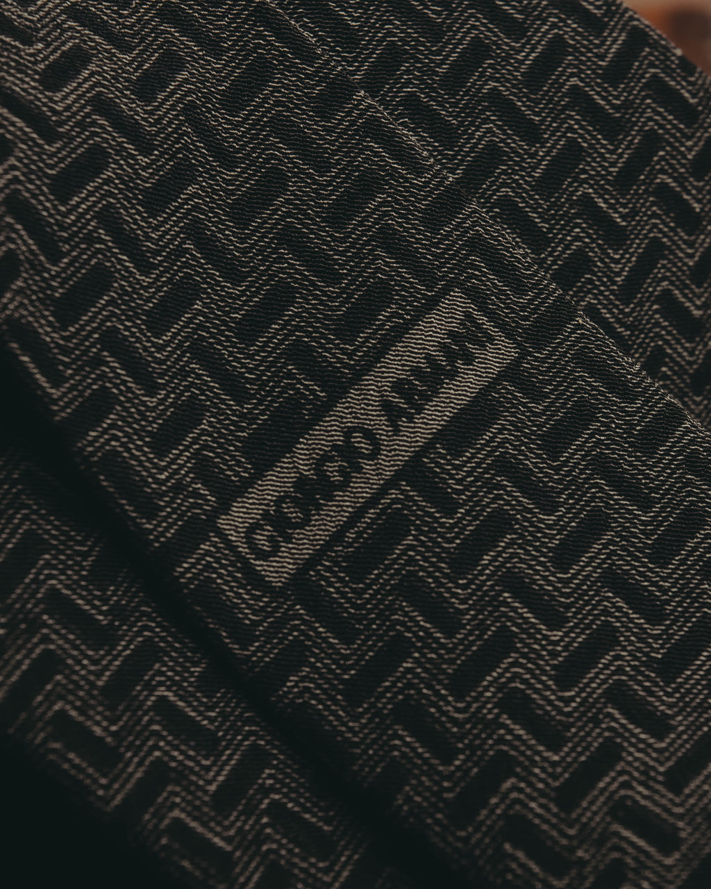 "GIORGIO ARMANI" 90's-00's Geometric jacquard silk necktie