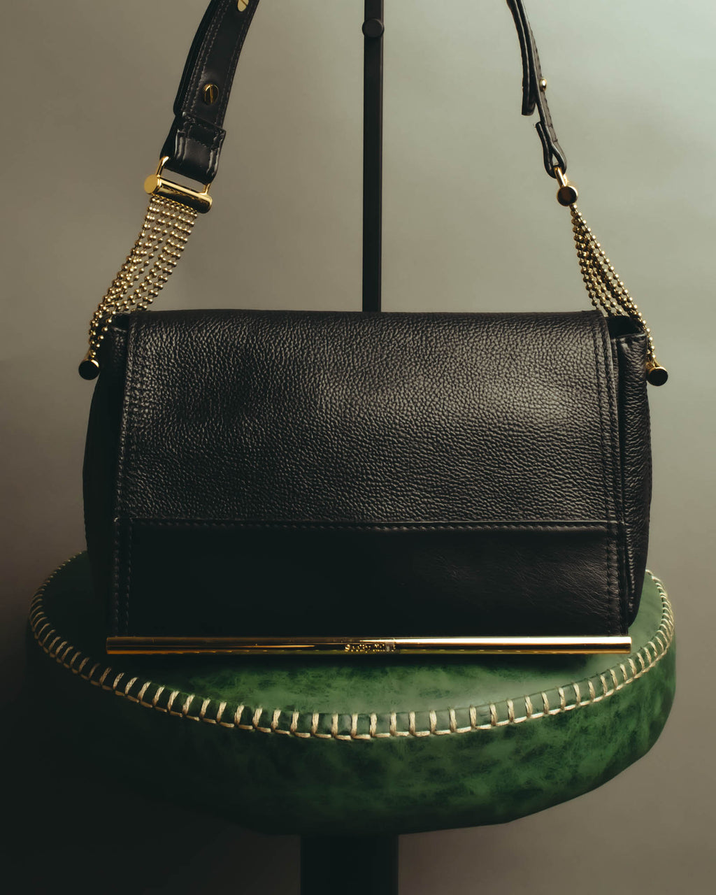 "See by Chloé" Textured leather shoulder bag