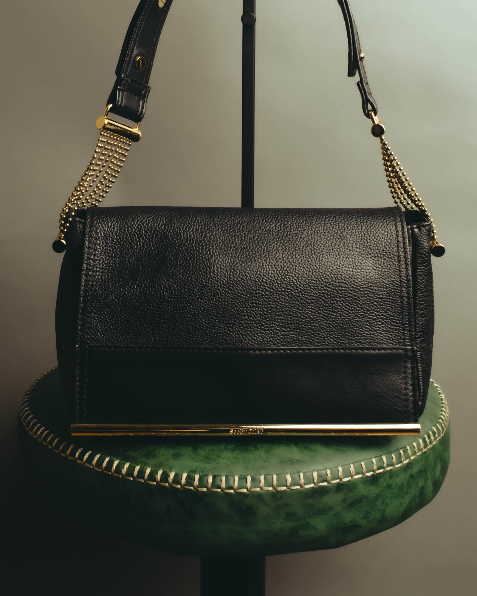 "See by Chloé" Textured leather shoulder bag