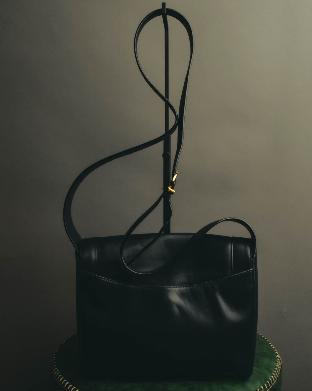 "Salvatore Ferragamo" 90's-00's Classic gancini leather shoulder bag