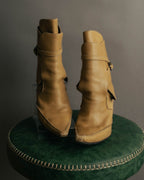 "Bottega Veneta" 00's Strappy pointed leather ankle boots