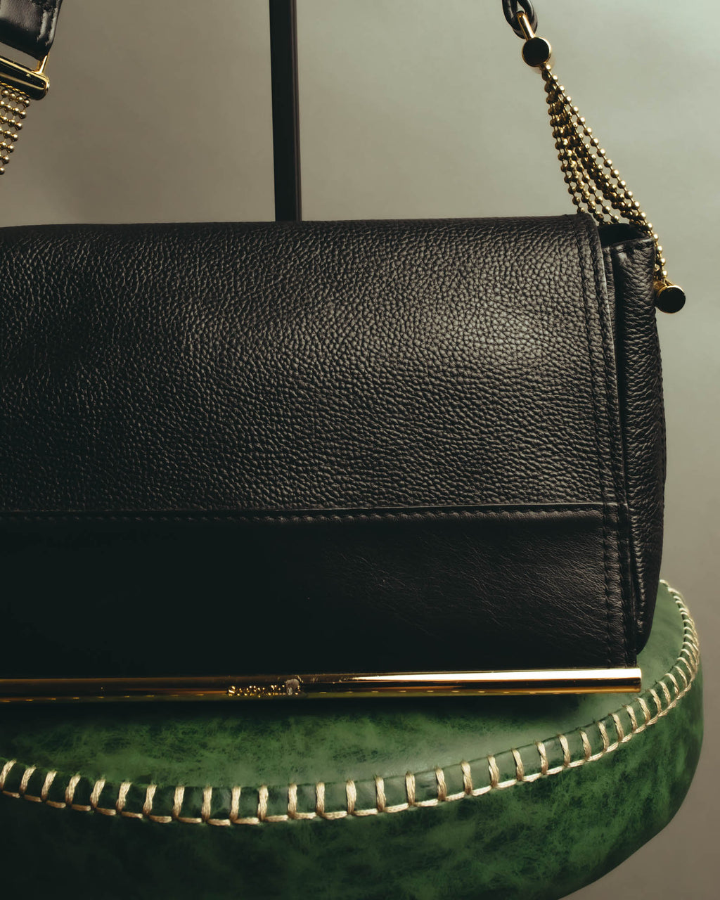 "See by Chloé" Textured leather shoulder bag