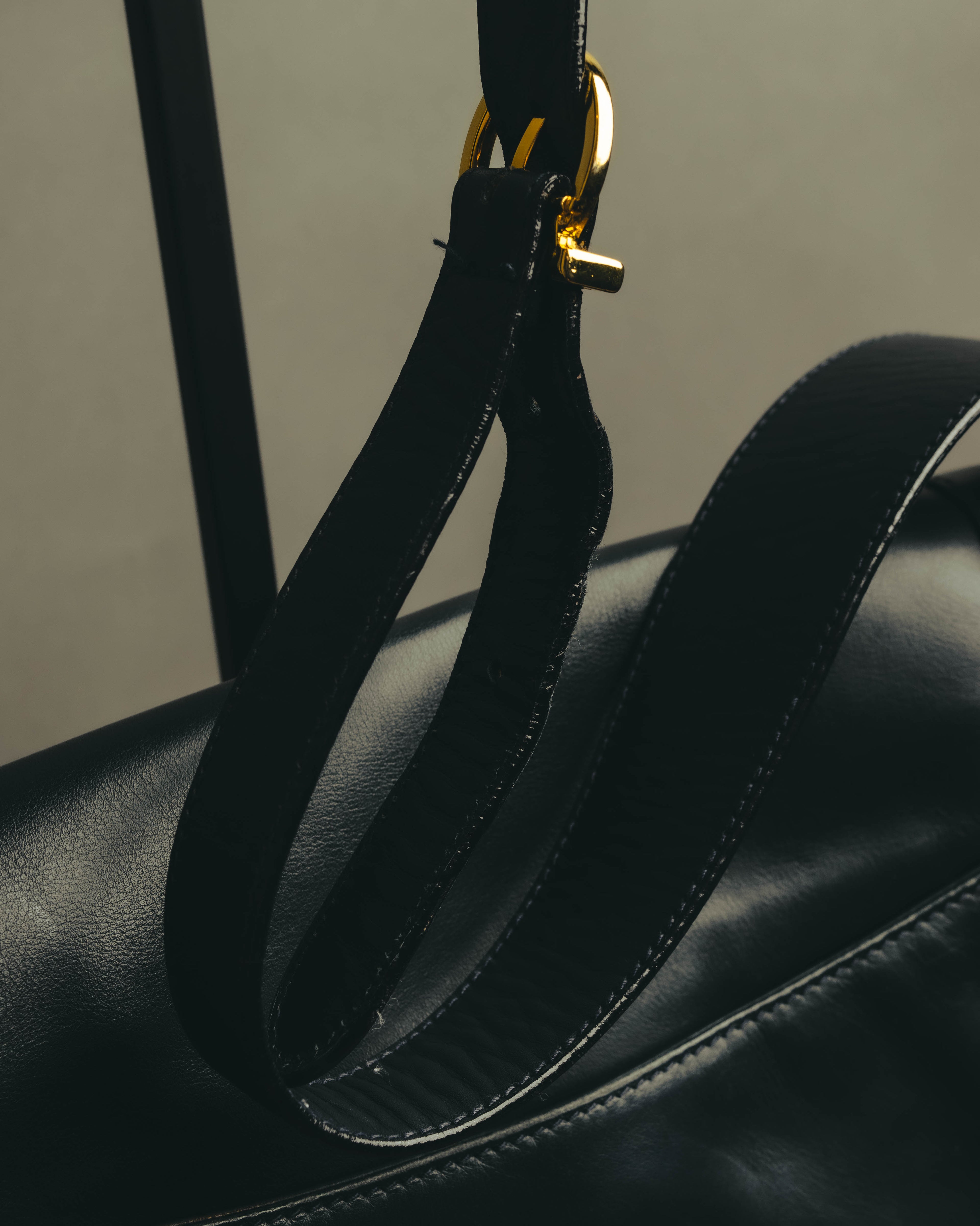 "Salvatore Ferragamo" 90's-00's Classic gancini leather shoulder bag