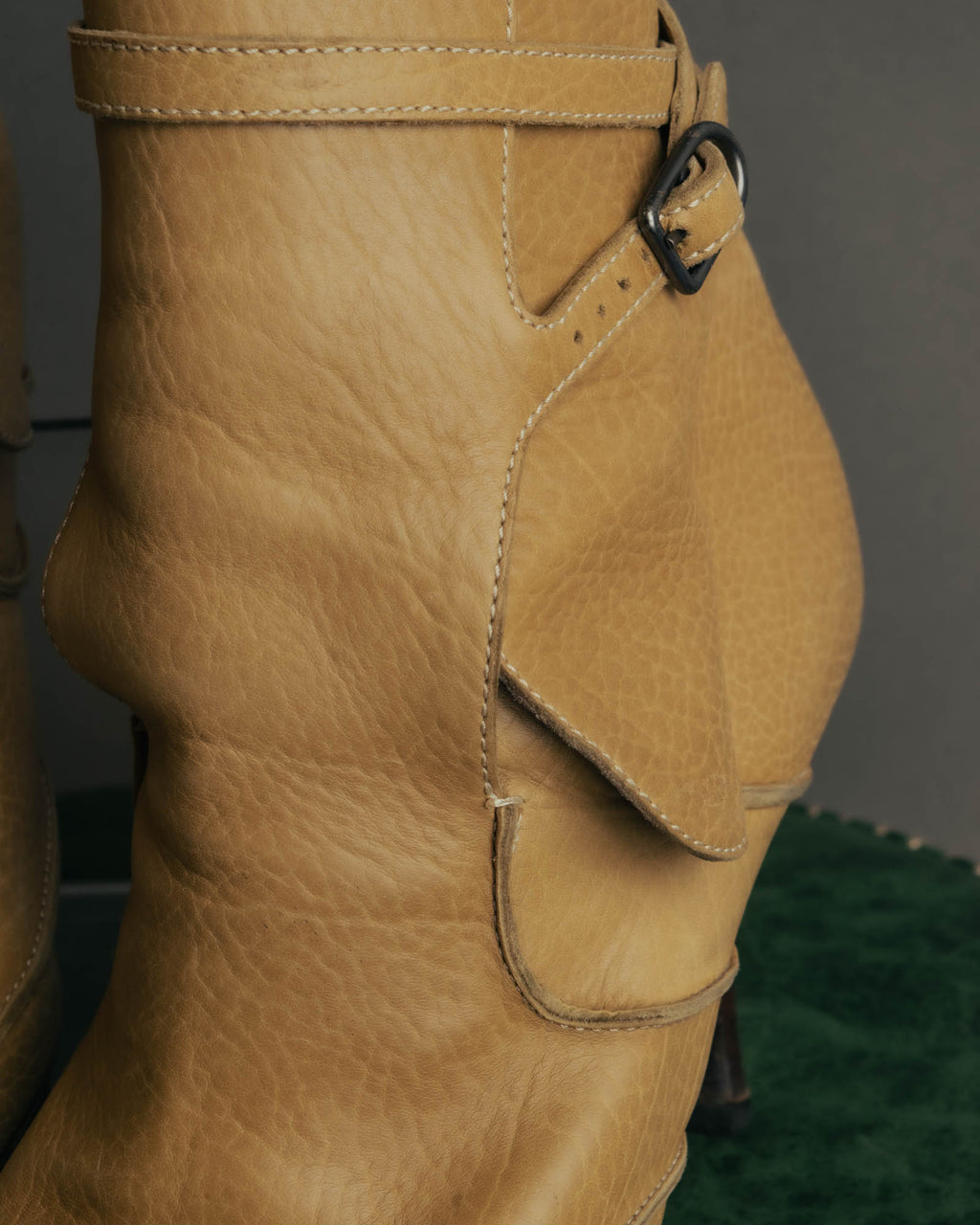 "Bottega Veneta" 00's Strappy pointed leather ankle boots