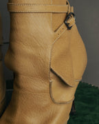 "Bottega Veneta" 00's Strappy pointed leather ankle boots