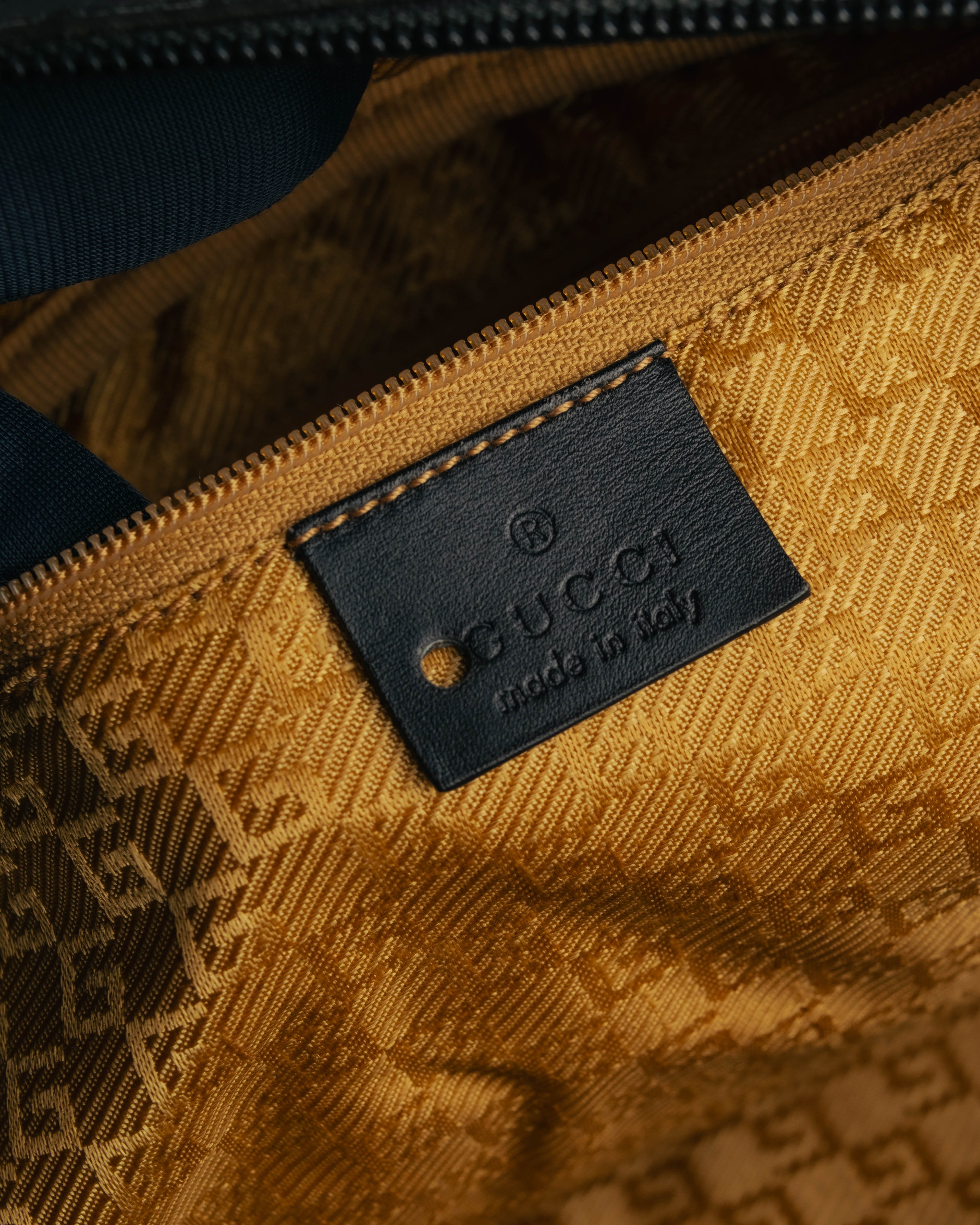 "GUCCI" 90's-00's Suede bamboo handle boston bag