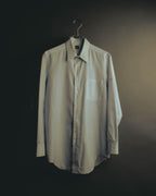 "Yves Saint Laurent" 80's-90's Striped monogram dress shirt