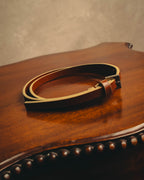 "FENDI" Classic brown leather belt