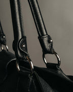 “Salvatore Ferragamo” 2000’s Gancini leather shoulder bag