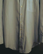 "Yves Saint Laurent" 80's-90's Striped monogram dress shirt