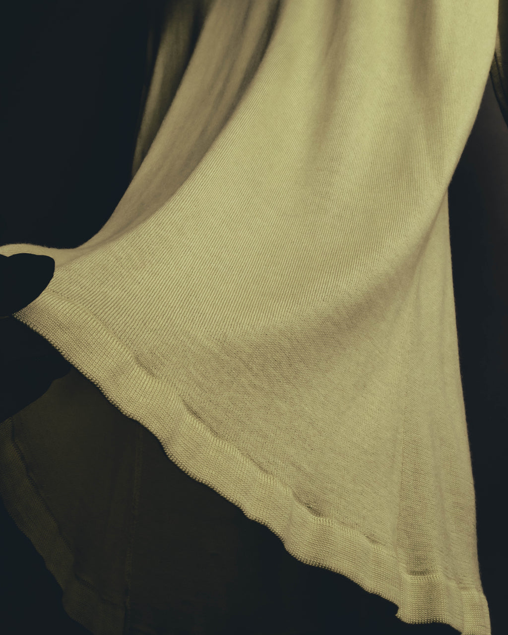 "Hermès" 90's-00's Cashmere silk knit cardigan