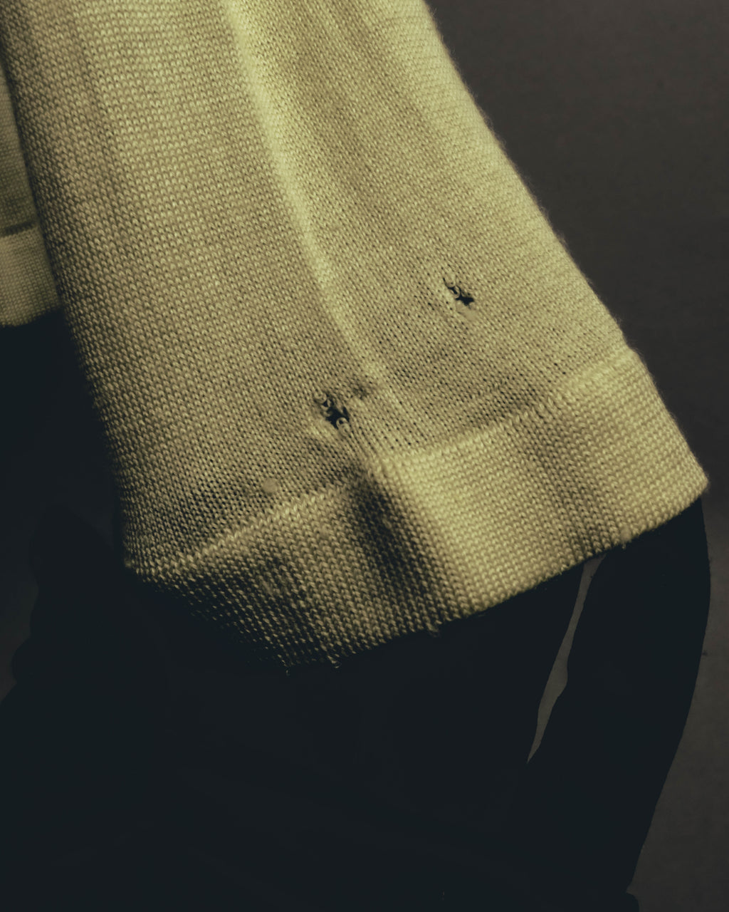 "Hermès" 90's-00's Cashmere silk knit cardigan