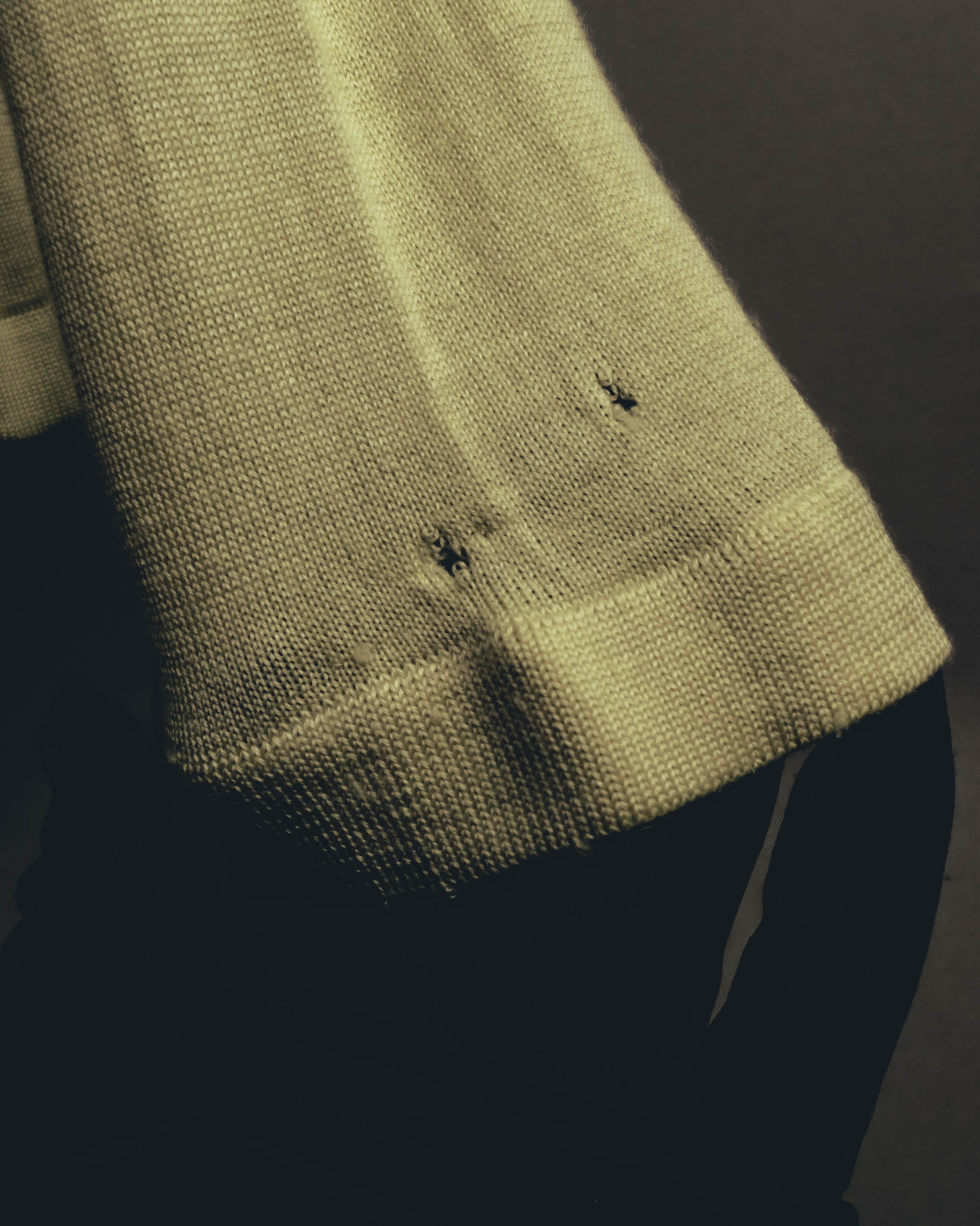 "Hermès" 90's-00's Cashmere silk knit cardigan