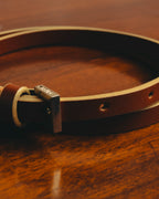 "FENDI" Classic brown leather belt