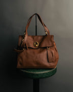 "Yves Saint Laurent" 00's-10's Structured leather shoulder bag