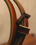 "FENDI" Classic brown leather belt