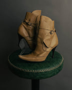 "Bottega Veneta" 00's Strappy pointed leather ankle boots