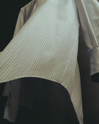 "Yves Saint Laurent" 80's-90's Striped monogram dress shirt