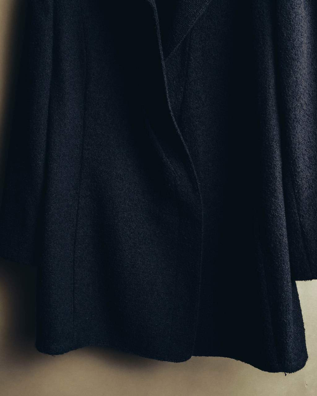 "VALENTINO BOUTIQUE" 80's-90's Textured wool blend boucle coat