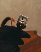 "FENDI" Classic brown leather belt