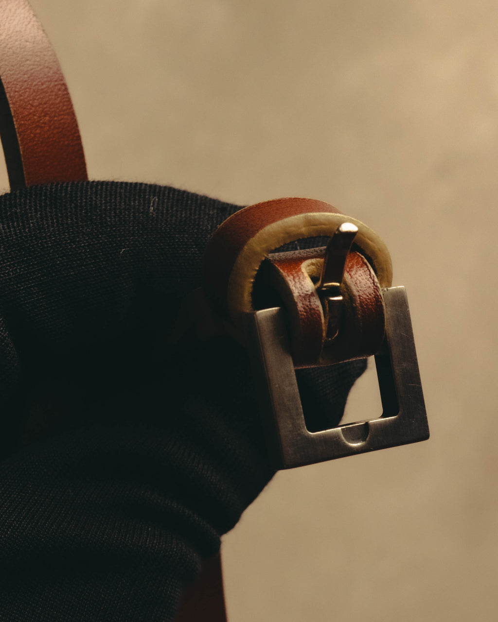 "FENDI" Classic brown leather belt