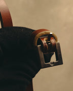 "FENDI" Classic brown leather belt