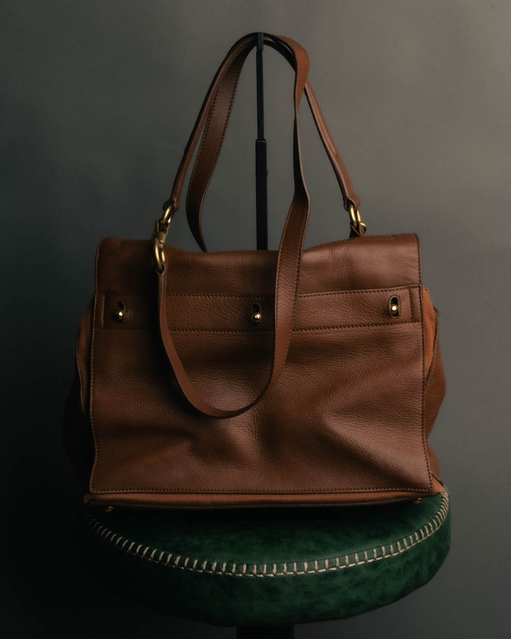 "Yves Saint Laurent" 00's-10's Structured leather shoulder bag