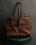 "Yves Saint Laurent" 00's-10's Structured leather shoulder bag