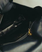"Salvatore Ferragamo" 90's-00's Classic gancini leather shoulder bag