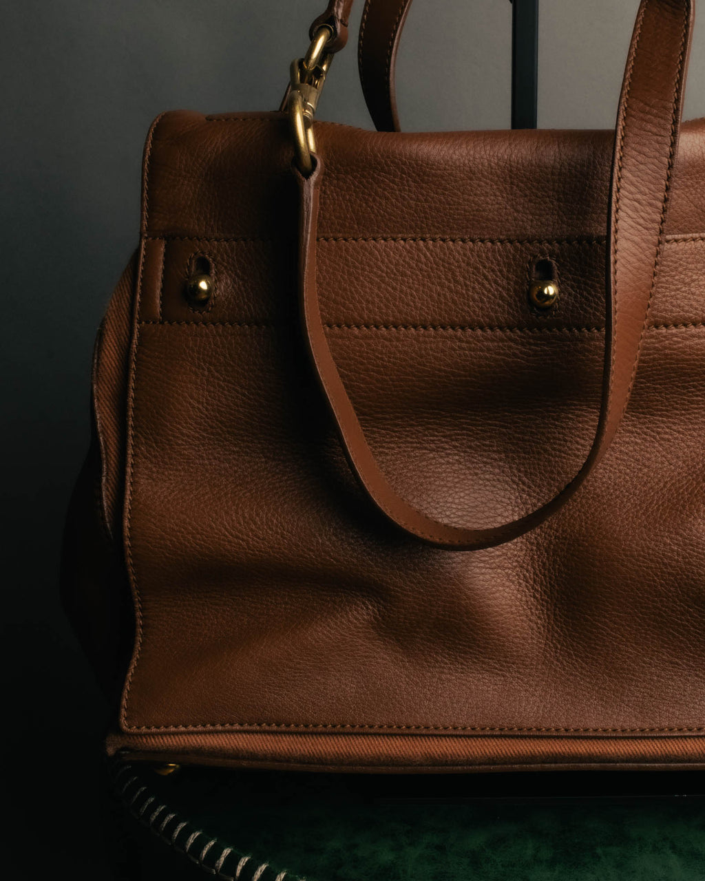 "Yves Saint Laurent" 00's-10's Structured leather shoulder bag