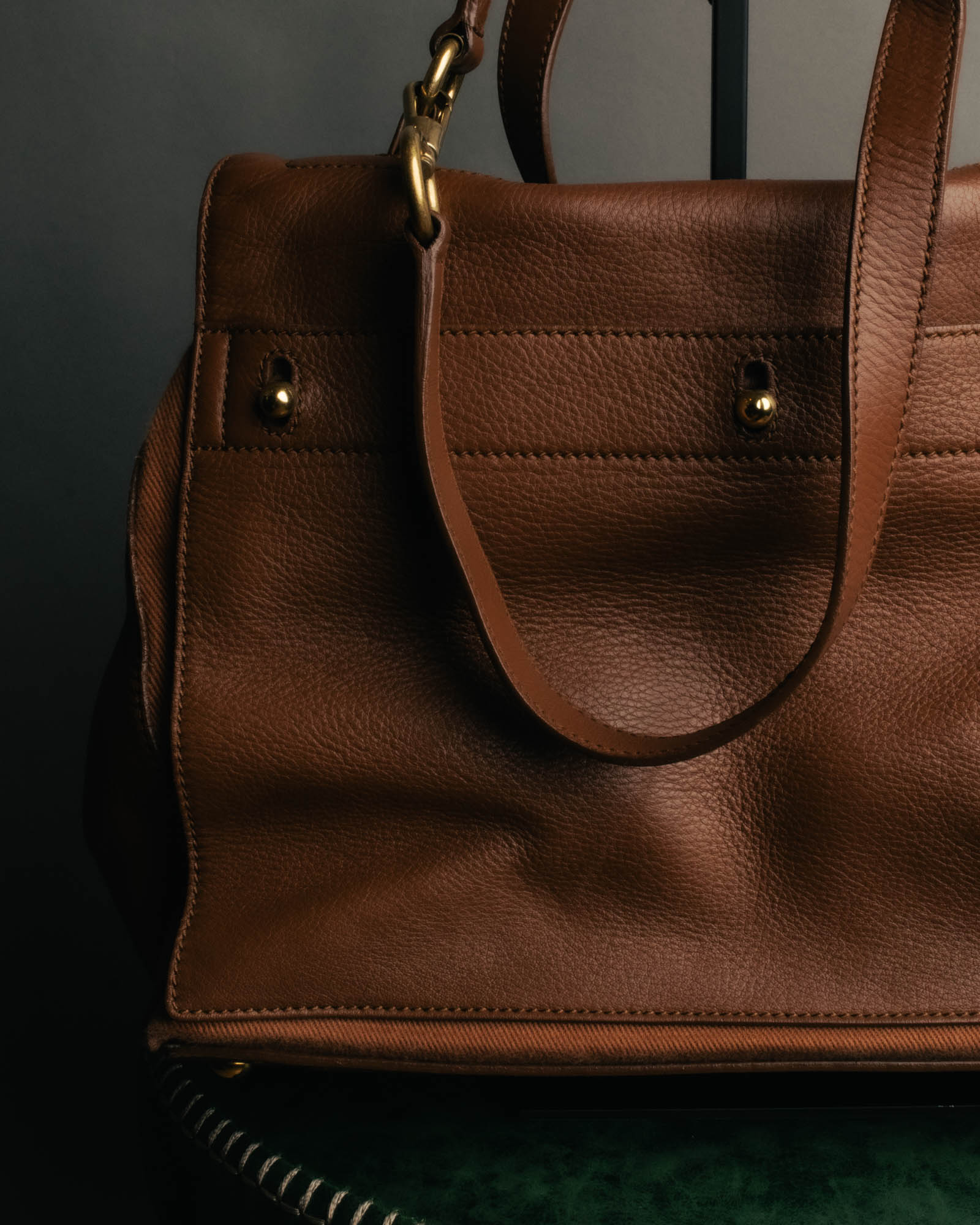 "Yves Saint Laurent" 00's-10's Structured leather shoulder bag