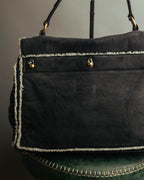 "Yves Saint Laurent" 00's-10's Shearling leather shoulder bag